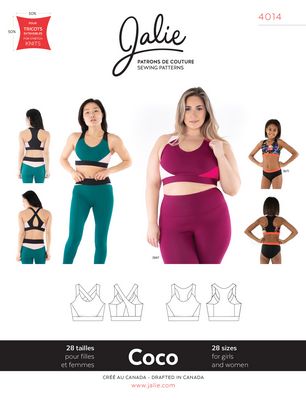 Coco Sports Bra --- Jalie Patterns