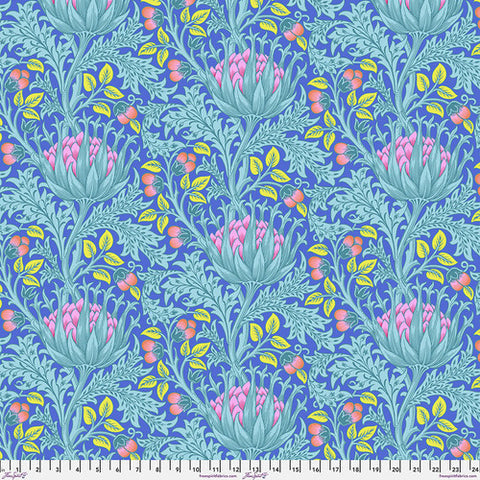 Artichoke - Blue || Kaffe x Morris & Co. -- Free Spirit Fabrics