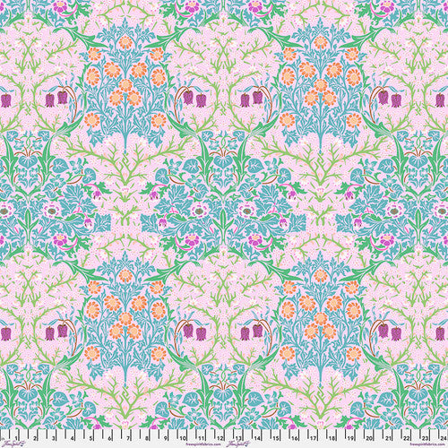 Blackthorn - Pink|| Kaffe x Morris & Co. -- Free Spirit Fabrics