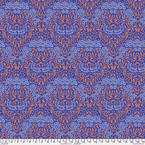 Michaelmas Daisy - Cobalt|| Kaffe x Morris & Co -- Free Spirit Fabrics