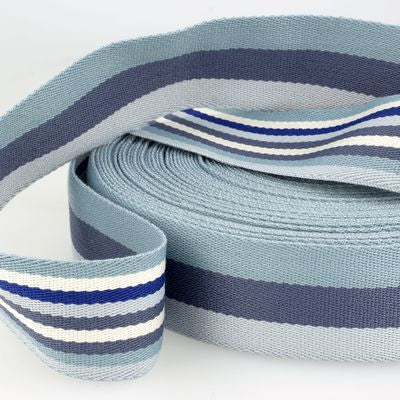 Double Sided Striped Strap, 40mm, Gray-Multi -- Products from Abroad