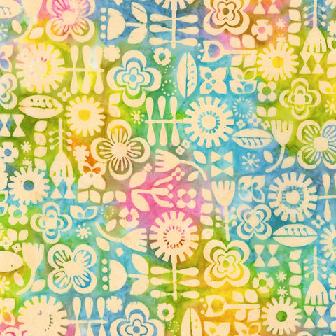 RAINBOW from Artisan Batiks: Retro Rainbow --- Robert Kaufman Fabric