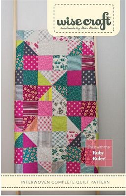 Interwoven Complete Quilt Pattern --  Wise Craft Quilts