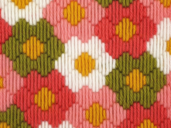 Bargello Kits, Flower Daisy Wall Hanging Needlecraft Kits