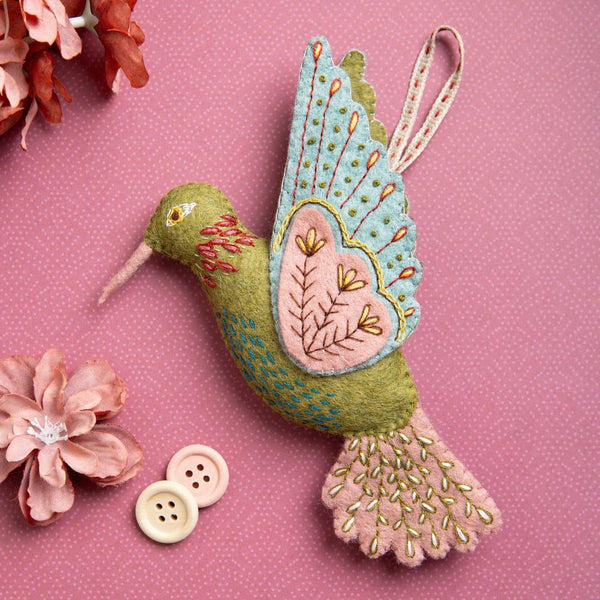 Hummingbird Felt Craft Mini Kit