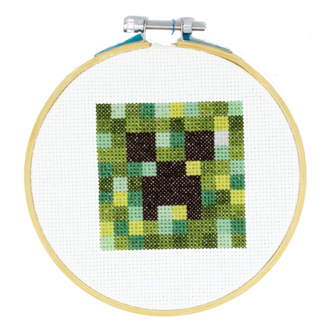 Minecraft Creeper - DIY Cross Stitch Kit