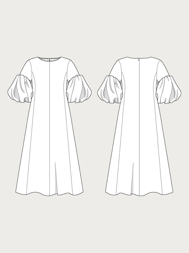 BALLOON SLEEVE DRESS PATTERN -- The Assembly Line Patterns