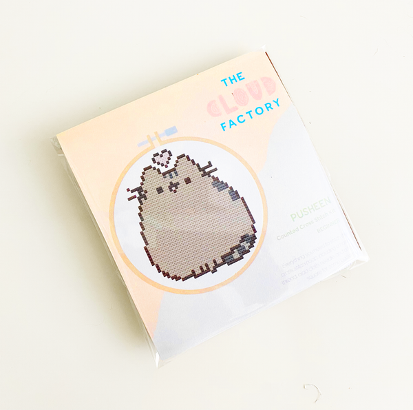 Pusheen - DIY Cross Stitch Kit