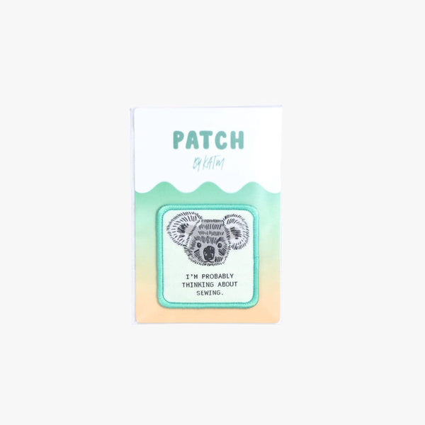 I'm Probably Thinking About Sewing Iron On Patch| KATM