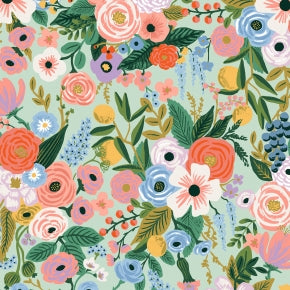 Garden Party in Mint  -- Garden Party by Rifle Paper Co. for Cotton + Steel