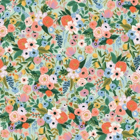 Petite Garden Party in Mint Rayon -- Garden Party by Rifle Paper Co. for Cotton + Steel Fabrics (Copy)