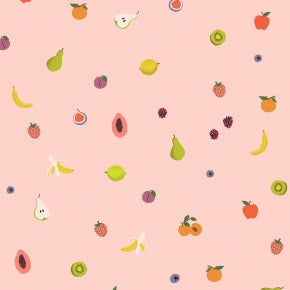 Fruit Orchard in Blush --- Orchard by Rifle Paper Co. for Cotton + Steel Fabrics