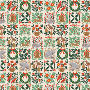 Holiday Classics - Holiday Tapestry - Cream Fabric by Rifle Paper Co. for C + Steel