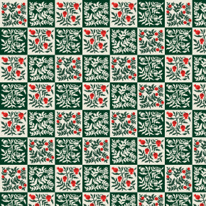 Holiday Classics - Yuletide Floral - Evergreen Fabric by Rifle Paper Co. for C + Steel