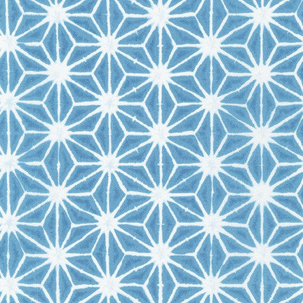 Blue Star -- Shibori Blues by Sevenberry --- Robert Kaufman Fabric