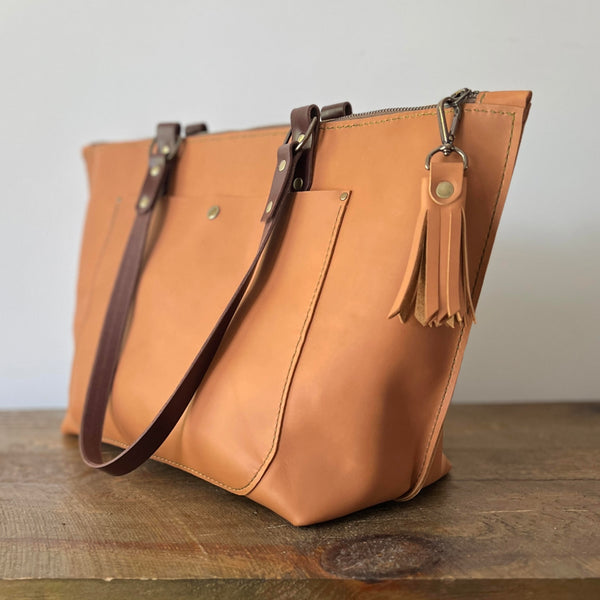 Leather Tote Bag Workshop with Katie Stack of Stitch & Rivet