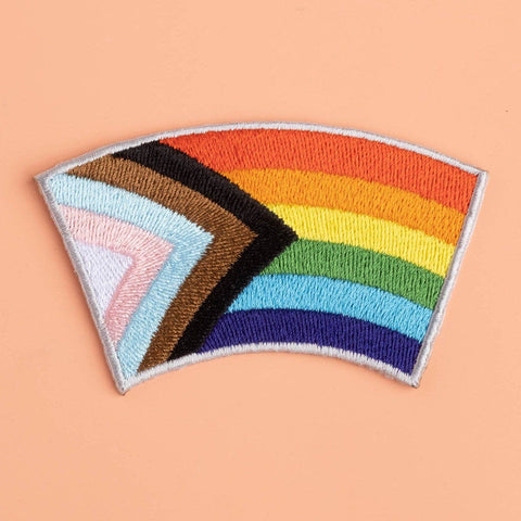 Progress Pride Flag Patch - Iron-on