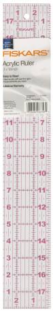 Fiskars 3in x 18in Acrylic Fashion Colors Ruler