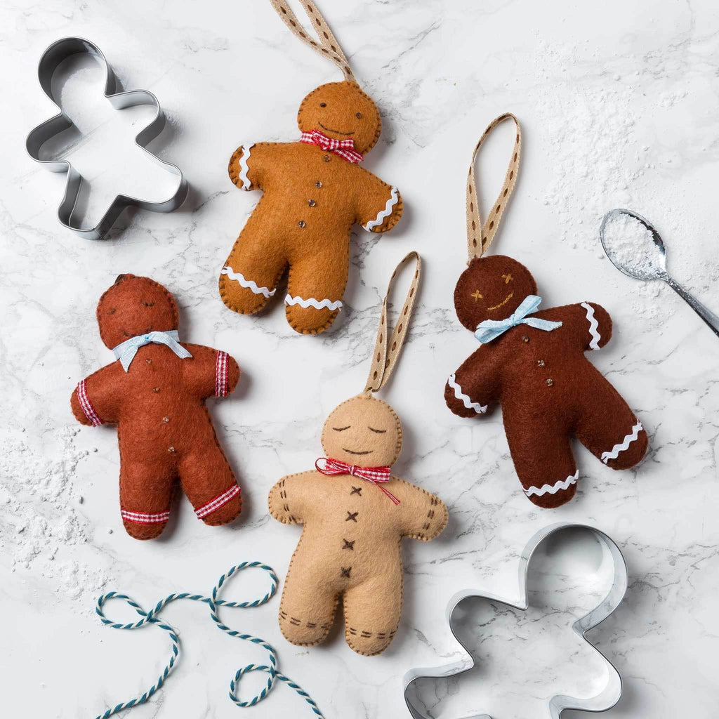 Gingerbread Men Felt Craft Kit