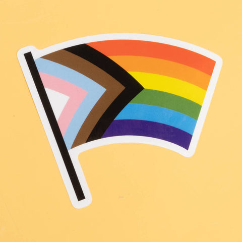 Progress Pride Flag Sticker