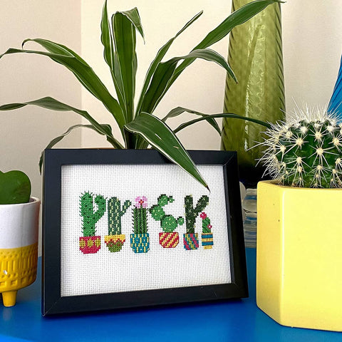 Prick Cactus-  Cross Stitch Kit