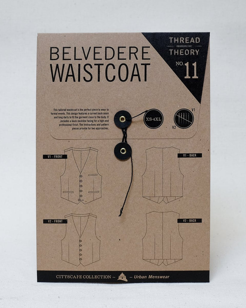 Belvedere Waistcoat Sewing Pattern by Thread Theory – Three Little