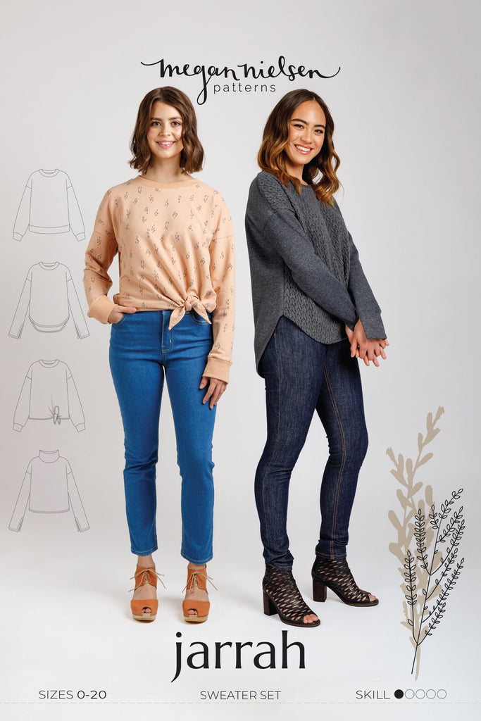 Jarrah sweater SEWING PATTERN by Megan Nielsen – Three Little