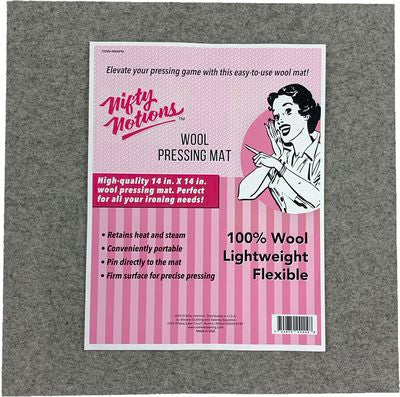 Wool Pressing Mat 14 in x 14 in x 0.50" -- Nifty Notions