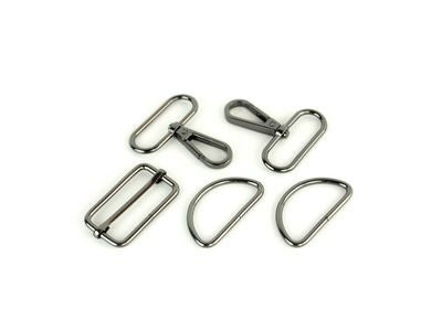 Basic Hardware Set 1.5" Gunmetal--- Sallie Tomato