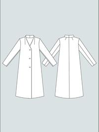 V-NECK COAT PATTERN XL-3XL -- The Assembly Line Patterns